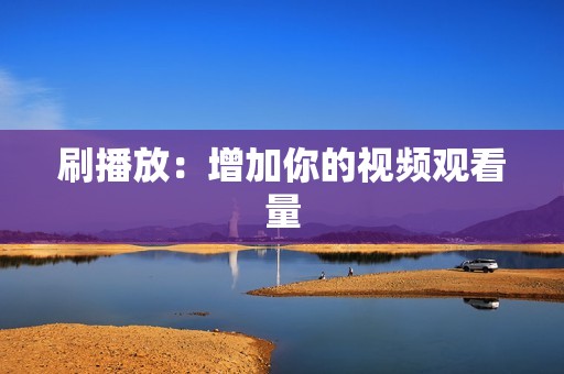 刷播放:增加你的视频观看量 刷播放:增加你的视频观看量