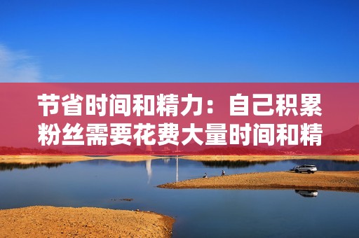 节省时间和精力:自己积累粉丝需要花费大量时间和精力。粉丝代刷服务可以快速提升粉丝数量,让用户节省宝贵的时间和精力。 节省时间和精力:自己积累粉丝需要花费大量时间和精力。粉丝代刷服务可以快速提升粉丝数量,让用户节省宝贵的时间和精力。