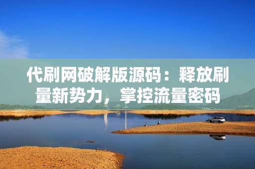 代刷网破解版源码：释放刷量新势力，掌控流量密码