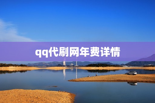 qq代刷网年费详情