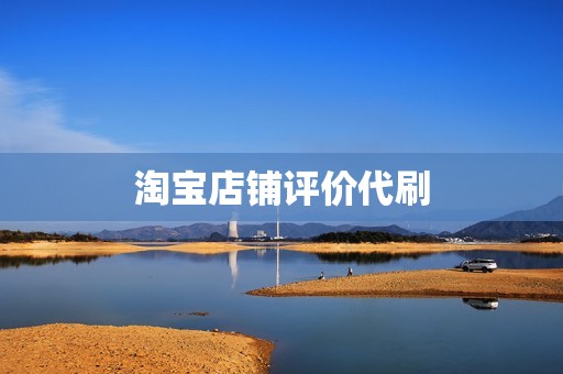 淘宝店铺评价代刷