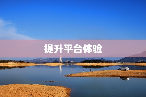 提升平台体验 提升平台体验