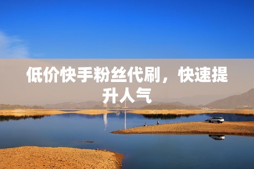 低价快手粉丝代刷,快速提升人气
