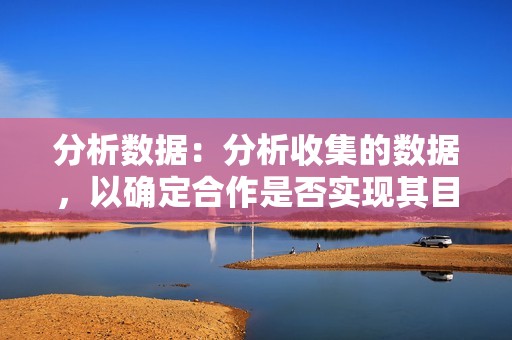 分析数据:分析收集的数据,以确定合作是否实现其目标。包括对差异和趋势进行比较和解释,以识别需要改进的领域。