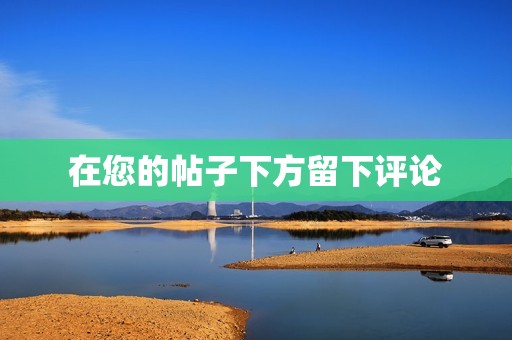 在您的帖子下方留下评论 在您的帖子下方留下评论