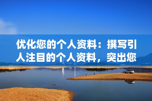 优化您的个人资料:撰写引人注目的个人资料,突出您的利基市场和ong>将自助刷粉丝与有机增长策略相结合,以建立长期可持续的粉丝群。