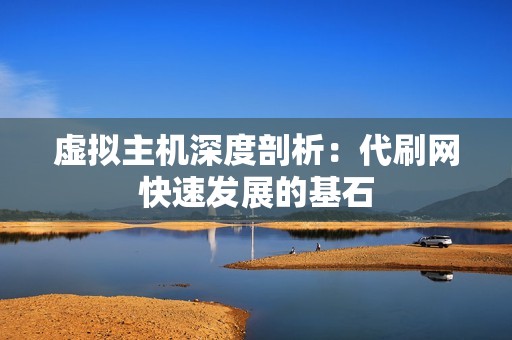虚拟主机深度剖析:代刷网快速发展的基石 虚拟主机深度剖析:代刷网快速发展的基石
