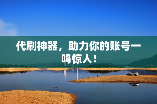代刷神器，助力你的账号一鸣惊人！