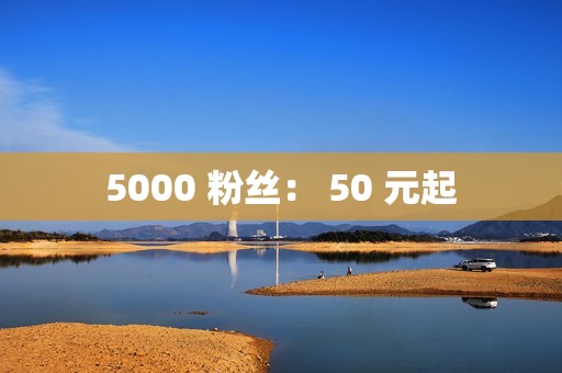 5000 粉丝： 50 元起