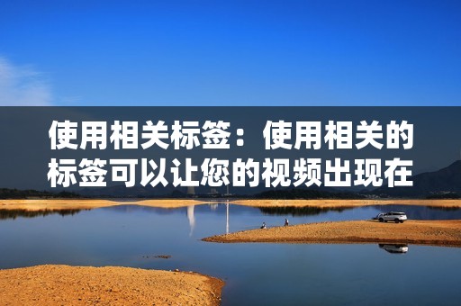 使用相关标签：使用相关的标签可以让您的视频出现在搜索结果中。