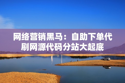 网络营销黑马:自助下单代刷网源代码分站大起底 网络营销黑马:自助下单代刷网源代码分站大起底