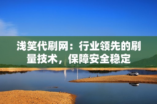 浅笑代刷网：行业领先的刷量技术，保障安全稳定