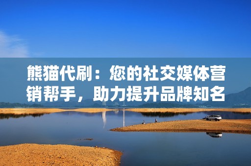 熊猫代刷:您的社交媒体营销帮手,助力提升品牌知名度和销售额 熊猫代刷:您的社交媒体营销帮手,助力提升品牌知名度和销售额