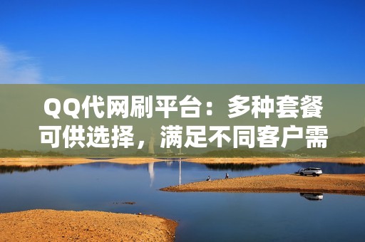 QQ代网刷平台：多种套餐可供选择，满足不同客户需求
