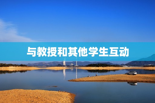 与教授和其他学生互动