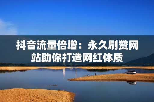 抖音流量倍增：永久刷赞网站助你打造网红体质