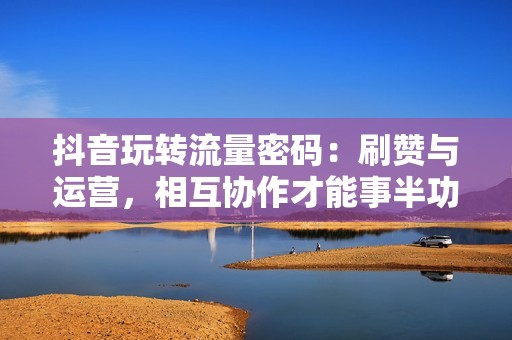抖音玩转流量密码：刷赞与运营，相互协作才能事半功倍