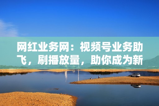 网红业务网：视频号业务助飞，刷播放量，助你成为新晋网红