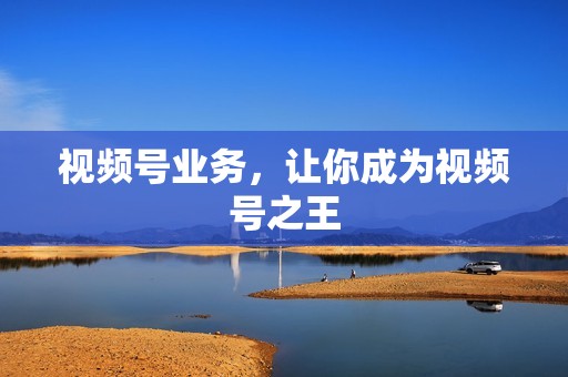 视频号业务,让你成为视频号之王 视频号业务,让你成为视频号之王