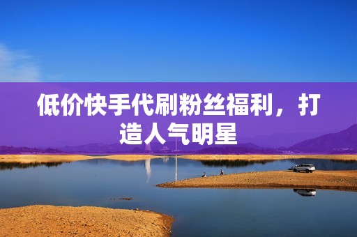 低价快手代刷粉丝福利，打造人气明星