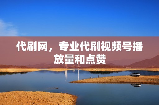 代刷网,专业代刷视频号播放量和点赞 代刷网,专业代刷视频号播放量和点赞