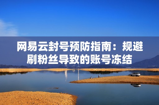 网易云封号预防指南:规避刷粉丝导致的账号冻结 网易云封号预防指南:规避刷粉丝导致的账号冻结
