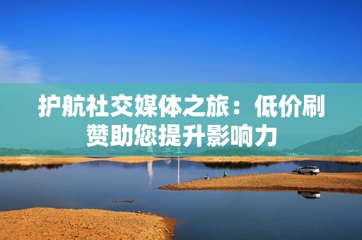 护航社交媒体之旅：低价刷赞助您提升影响力