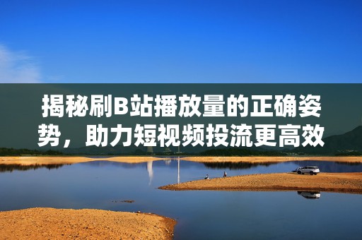 揭秘刷B站播放量的正确姿势，助力短视频投流更高效
