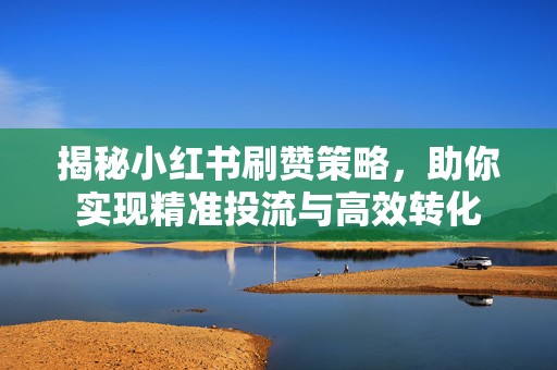 揭秘小红书刷赞策略，助你实现精准投流与高效转化