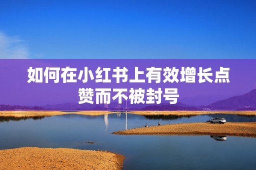 如何在小红书上有效增长点赞而不被封号