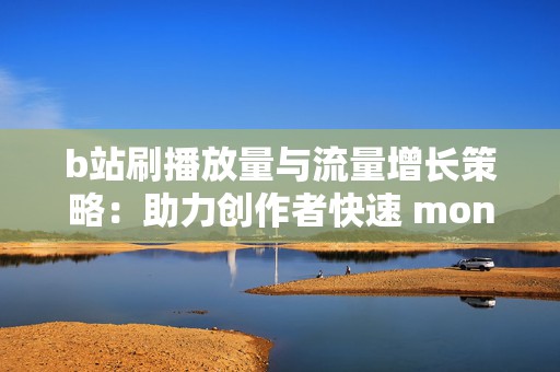 b站刷播放量与流量增长策略：助力创作者快速 monetize 内容