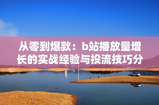 从零到爆款：b站播放量增长的实战经验与投流技巧分享