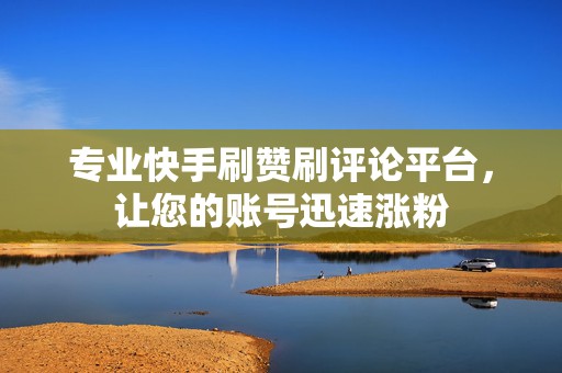 专业快手刷赞刷评论平台，让您的账号迅速涨粉