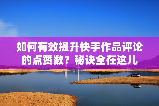 如何有效提升快手作品评论的点赞数？秘诀全在这儿