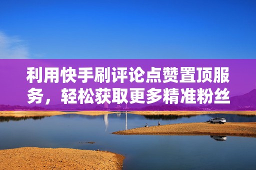 利用快手刷评论点赞置顶服务，轻松获取更多精准粉丝