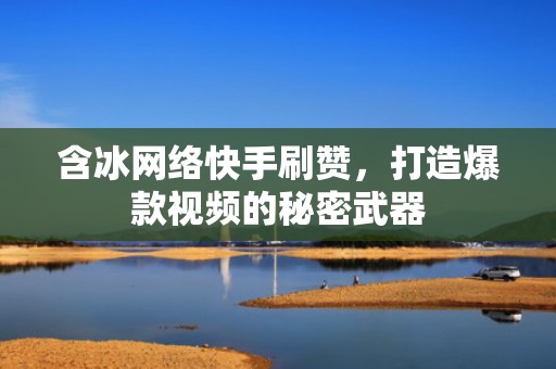 含冰网络快手刷赞，打造爆款视频的秘密武器