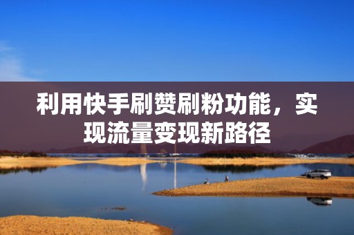 利用快手刷赞刷粉功能，实现流量变现新路径