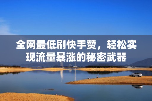 全网最低刷快手赞，轻松实现流量暴涨的秘密武器