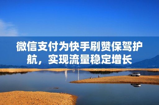 微信支付为快手刷赞保驾护航，实现流量稳定增长