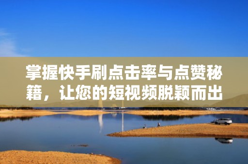 掌握快手刷点击率与点赞秘籍，让您的短视频脱颖而出