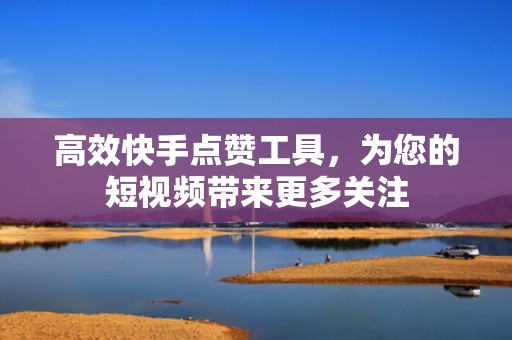 高效快手点赞工具，为您的短视频带来更多关注