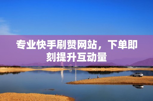 专业快手刷赞网站，下单即刻提升互动量