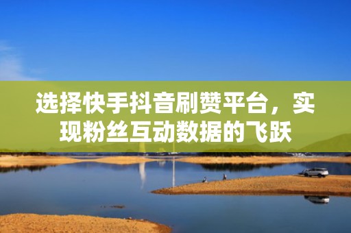 选择快手抖音刷赞平台，实现粉丝互动数据的飞跃