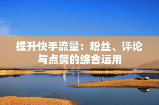 提升快手流量：粉丝、评论与点赞的综合运用