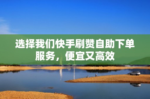 选择我们快手刷赞自助下单服务，便宜又高效