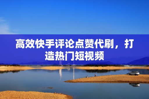 高效快手评论点赞代刷，打造热门短视频
