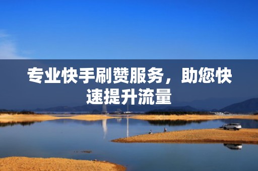 专业快手刷赞服务，助您快速提升流量