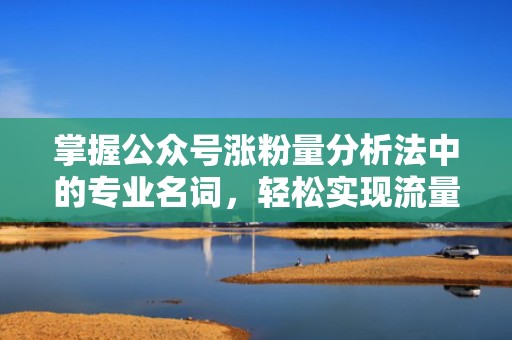 掌握公众号涨粉量分析法中的专业名词，轻松实现流量与粉丝双增长