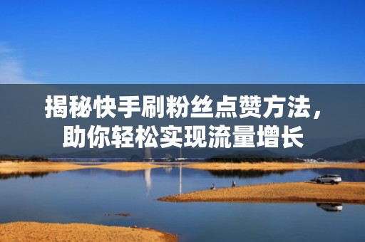 揭秘快手刷粉丝点赞方法，助你轻松实现流量增长