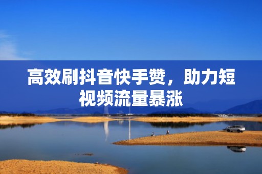 高效刷抖音快手赞，助力短视频流量暴涨